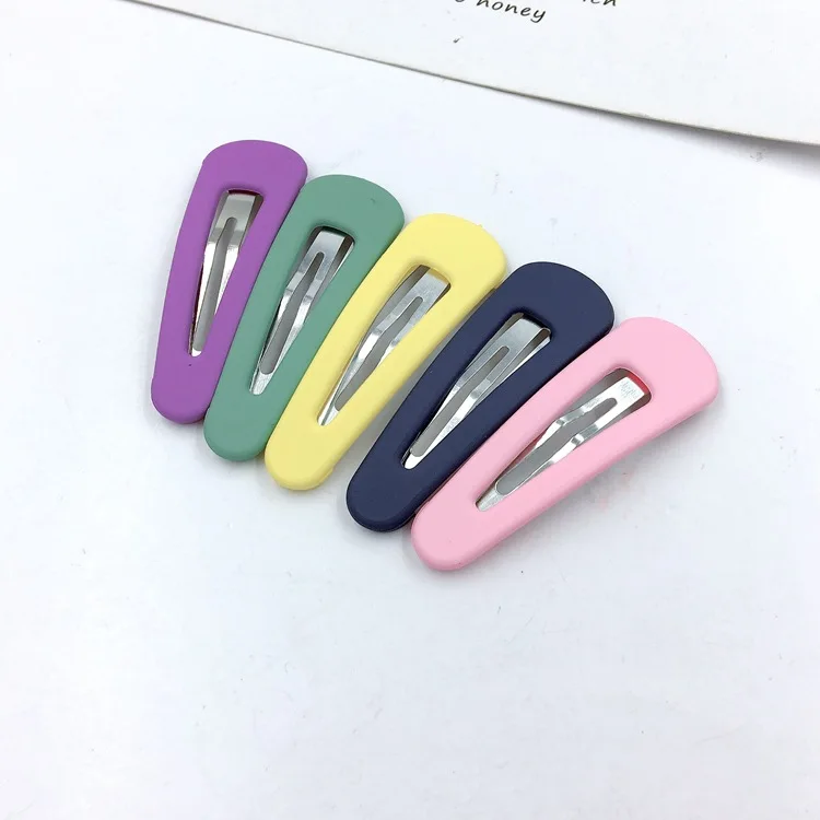 HC276 candy color acrylic hair clip classic BB clip