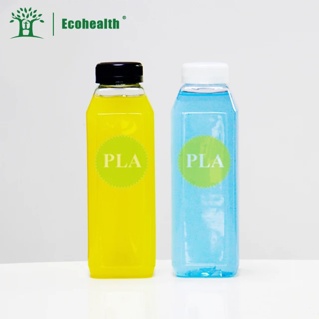 100% Corn Starch Plant Material Bio Plastic Bottles For Healthy Fresh Juice Smoothies