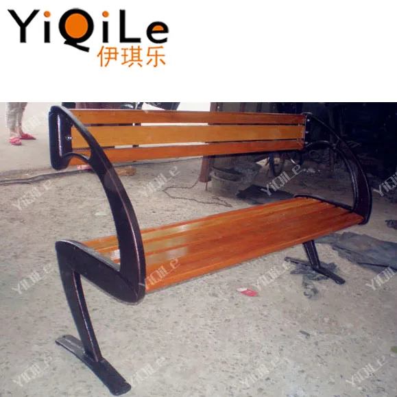 Guangzhou YIQILE outdoor wooden bench for sale