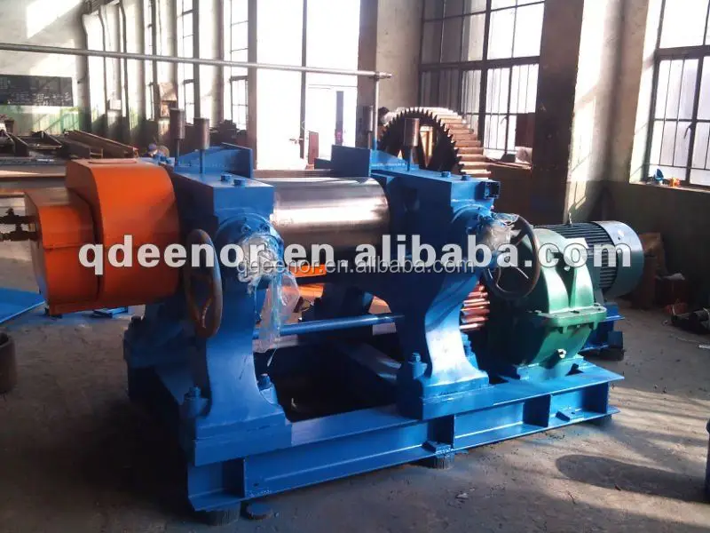 two roll rubber open mixing mill with 2020 top technology from Qingdao eenor factory