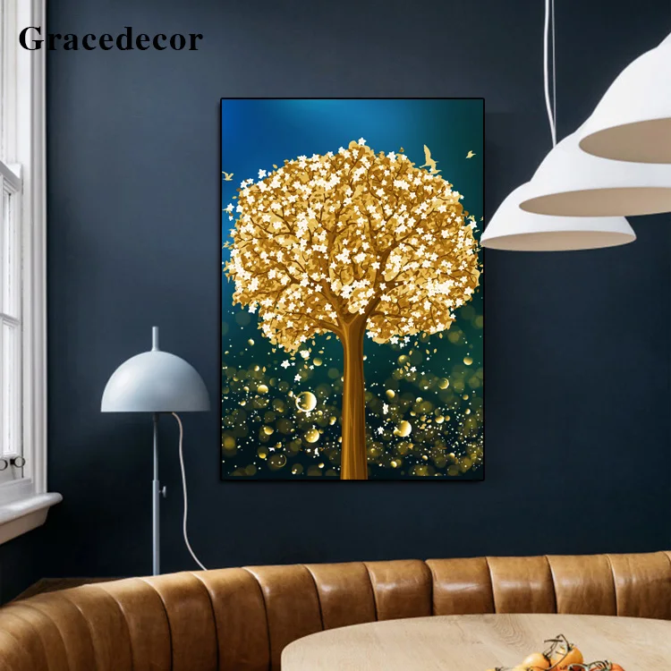Custom Size Tree Painting By Numbers Wholesale