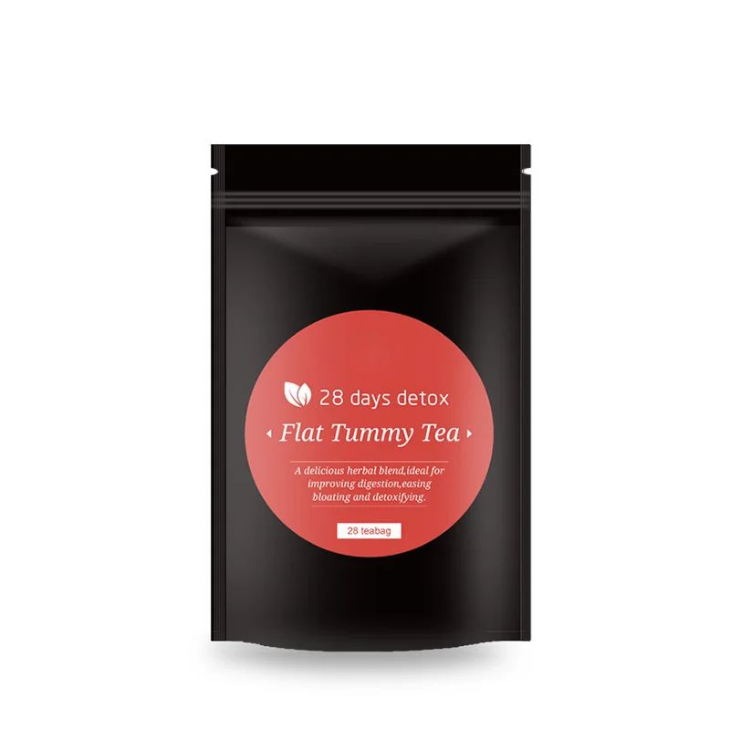100% Herbal Skin Beauty Slim Detox Flat Tummy Tea 28 Days Night Cleanse Flat High Tea Wholesale From Factory