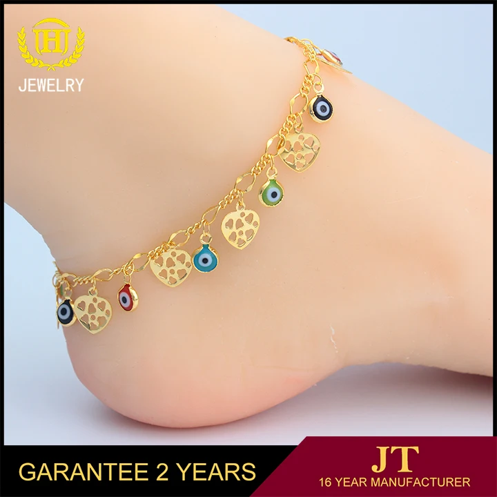 
Fashion Jewelry Gold Chain Bracelet Anklet Made In China 