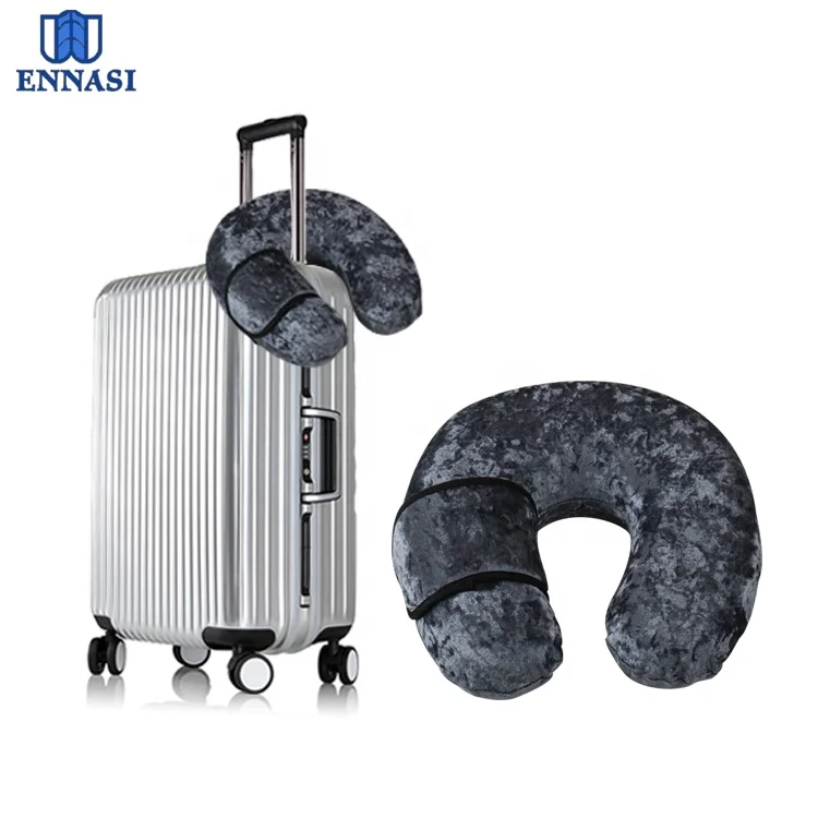 Camping Airplane Memory Foam Travel Pillow Eye Sleep Mask U Shape Travel Kit Neck Support Pillow
