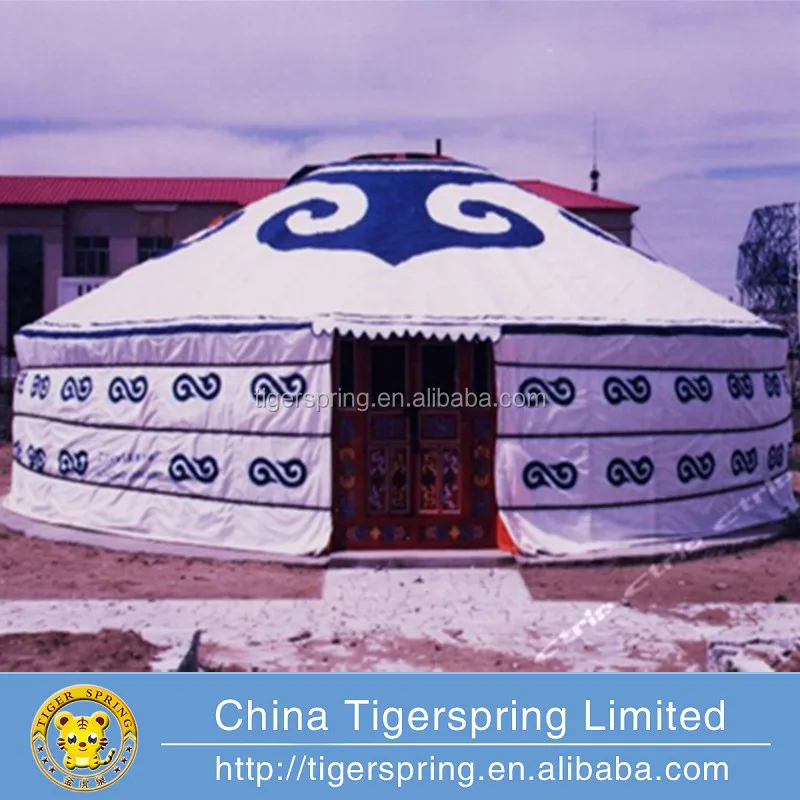 Tent for Camping and Travelling,Luxury frame mongolian yurt tent