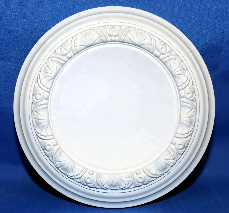 PU easy install lamp base decorative Ceiling Medallion for interior deco