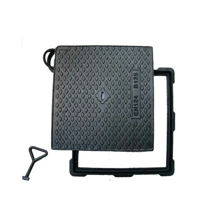 hot selling standard lockable manhole cover, hinged telecom manhole cover