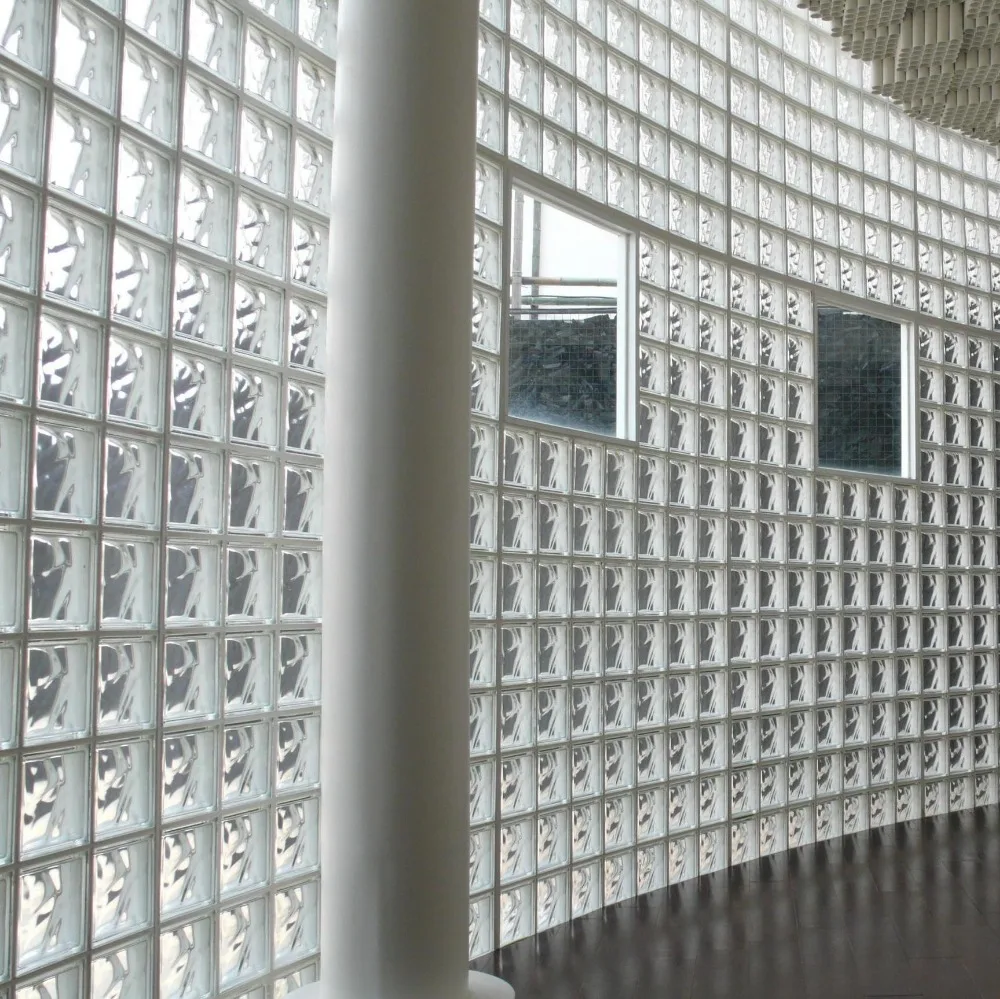 Строительный декоративный стеклянный блок