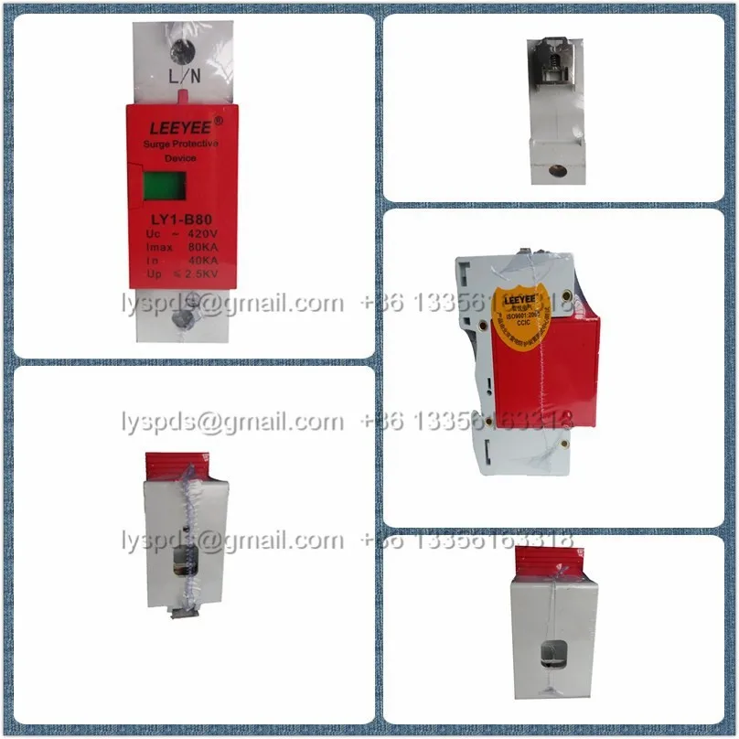 1 P 80KA Класс B бытовые устройства защиты от перенапряжения (SPD)