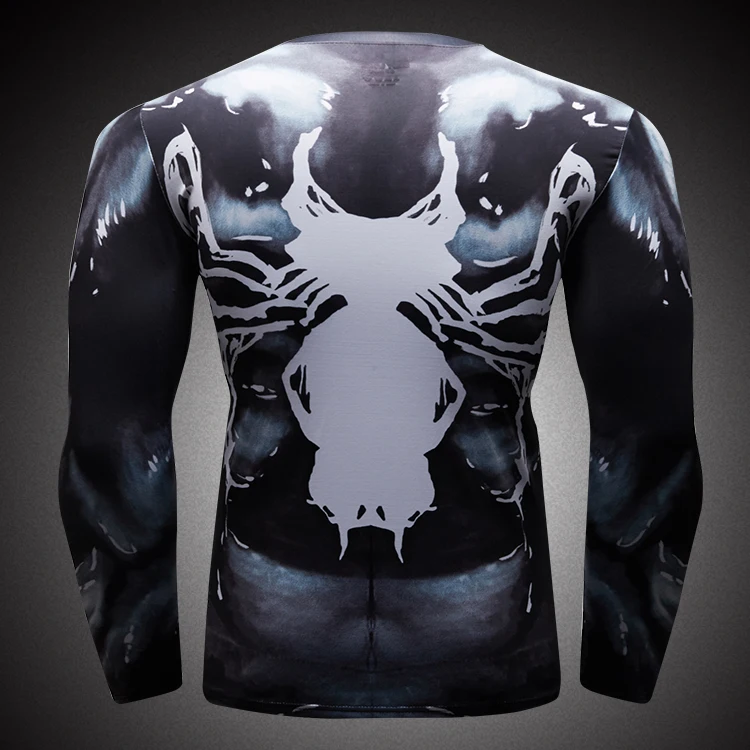 Custom Athletic T-shirt Compressed Venom Long Sleeve Shirt