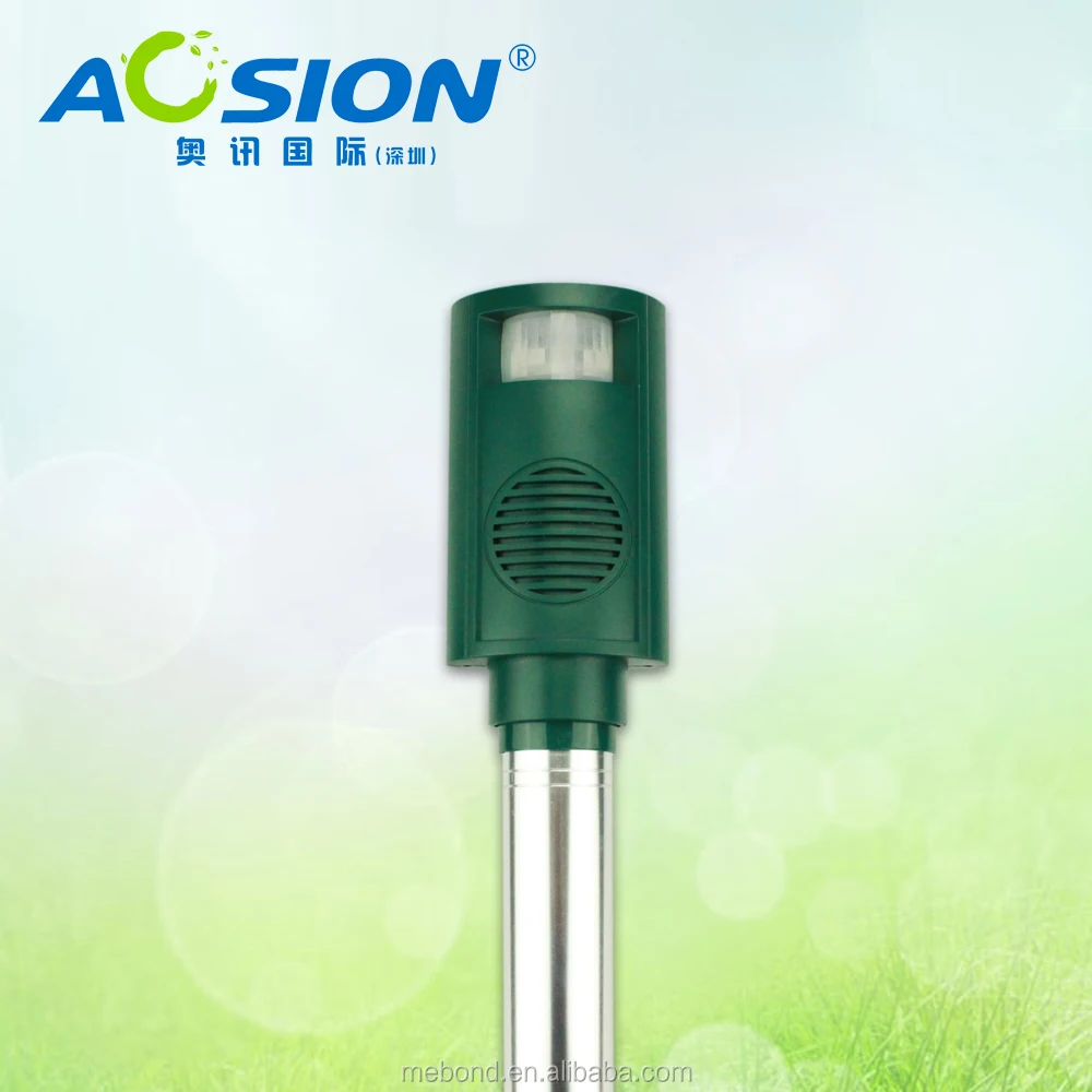 Motion-Activated Outdoor Ultrasonic Sound Anti Birds Repeller With PIR