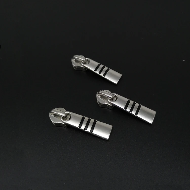 
New design Metal Zipper Ends Head zip Sliders Puller With customized logo For Nickel-Free 