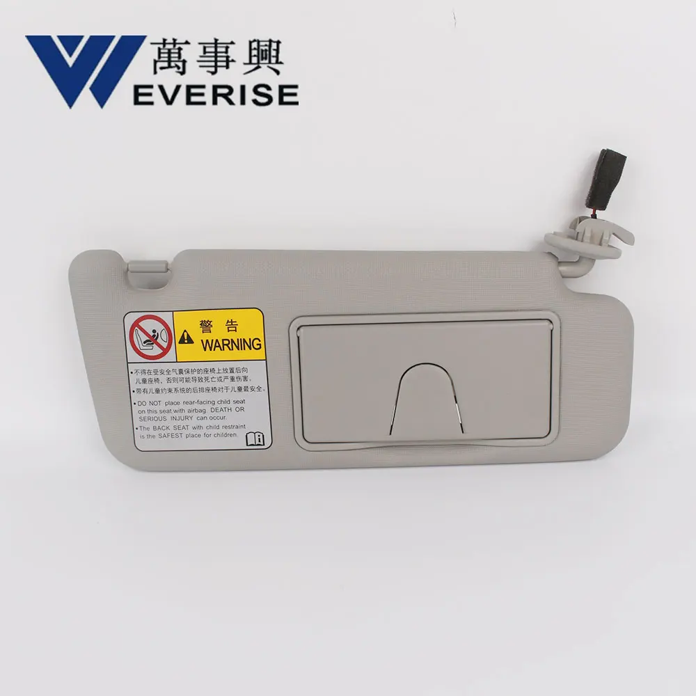 
Custom front auto sun visor sunshade with mirror and light 