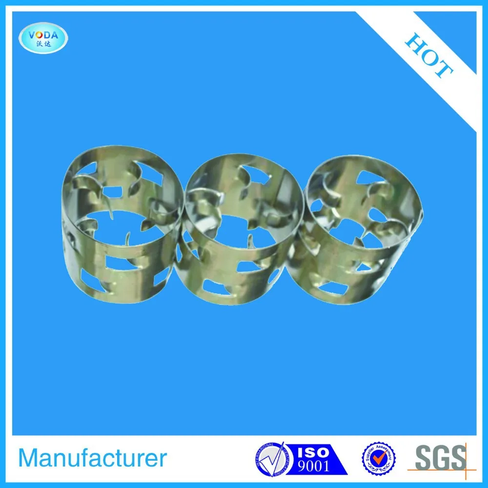 Metal Pall Ring For Tower Packing With Material SS304 33304L SS316 SS316L SS410