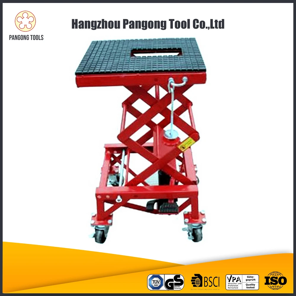 Рабочая высота ножничный подъемник мобильных scissor подъемного стола мотоцикл держатель