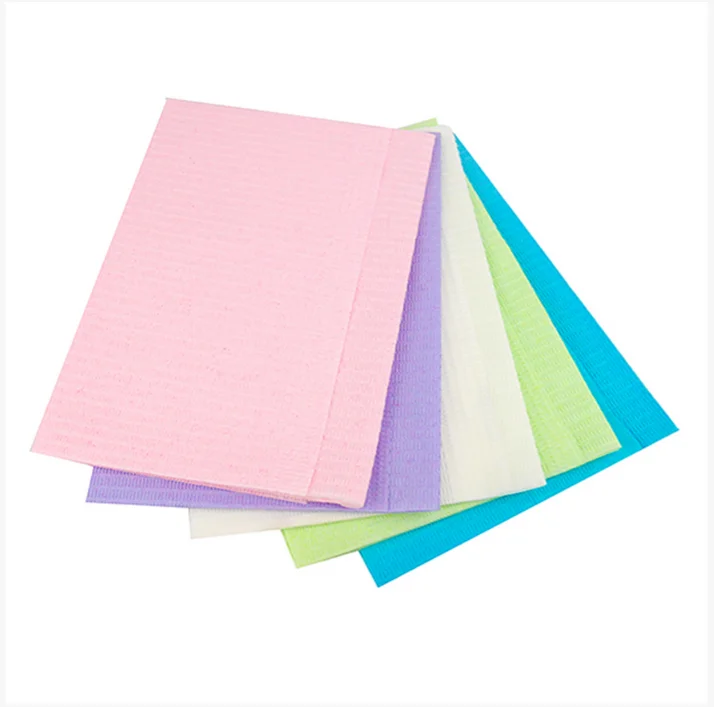 Plastic Dental Bib / Patient bib in multi colors