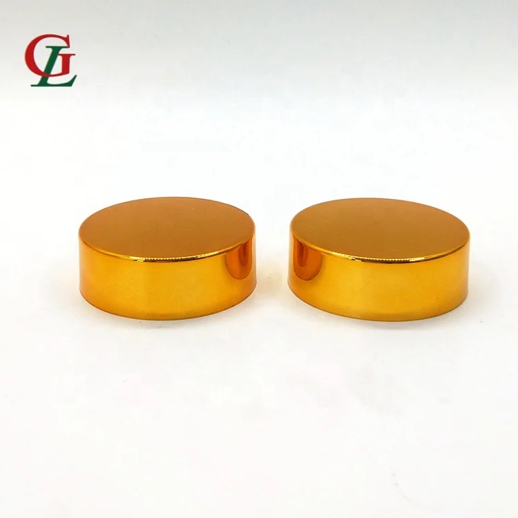 Wholesale food grade high quality 38/400 UV gold cap,medication pill plastic bottle cap and accept cap custom for food