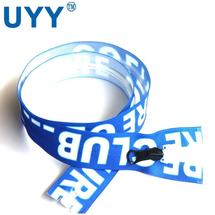 
Letters Special Printing Jacket 5# 65 cm Length Nylon Zipper 