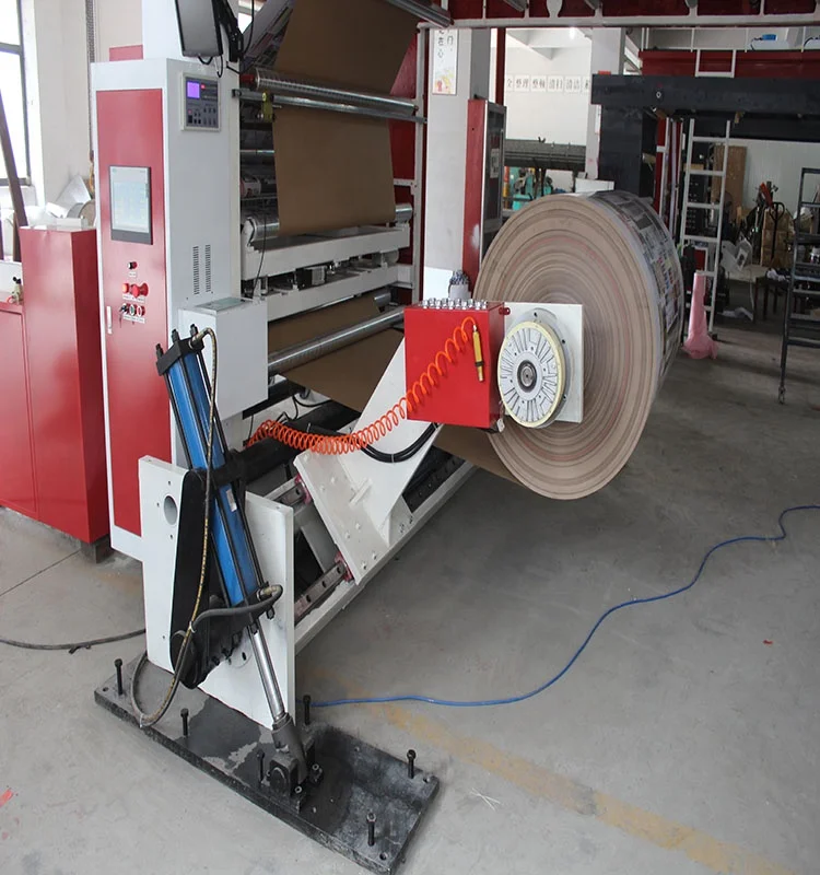 Paper Films Nonwoven Flexo Printer Heavy Thick Paper Roll To Roll Printing Easy Operation Paper  Flexo Printing Machine