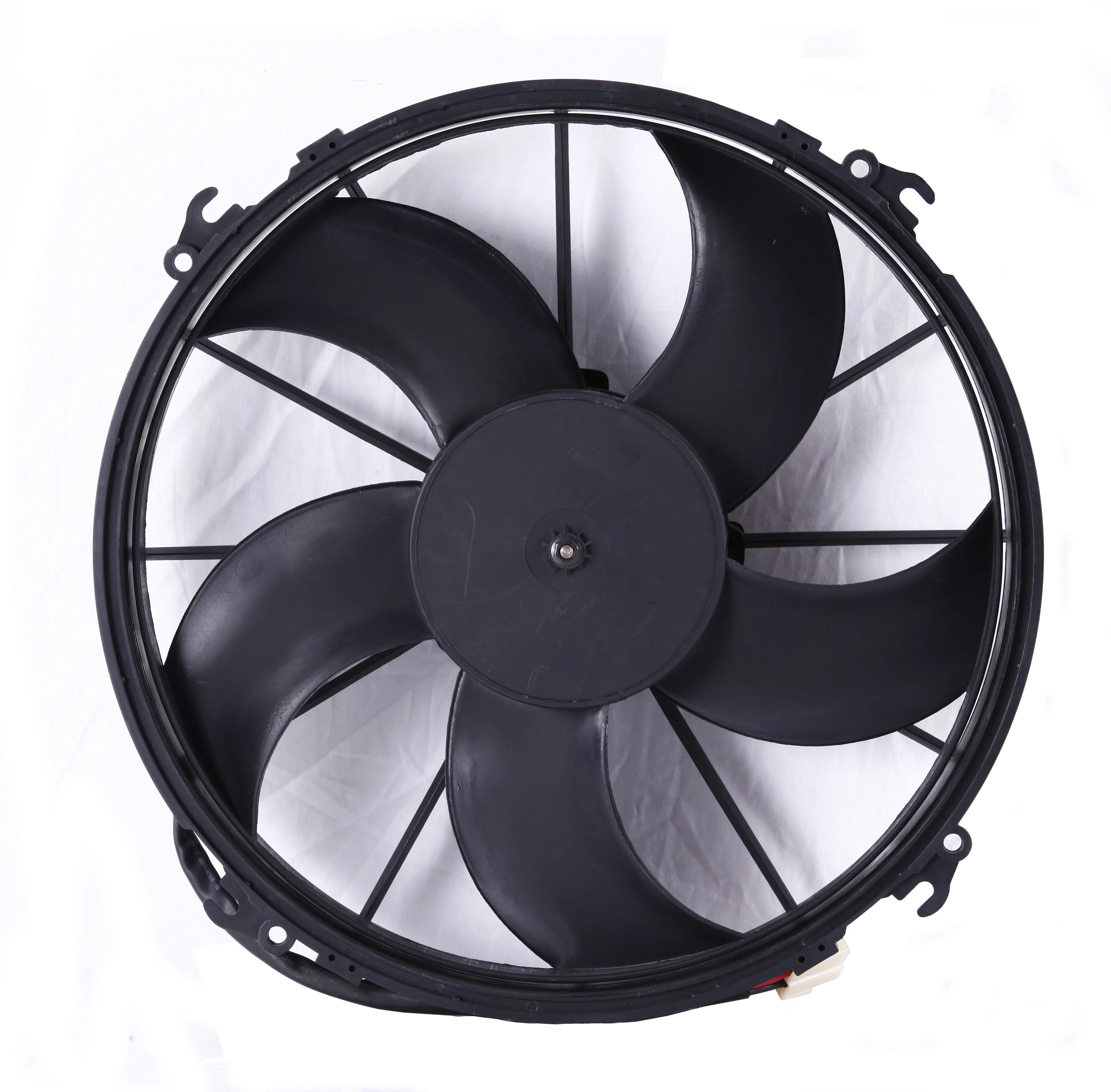 Radiator bus conditioning condenser fan KLNF251 for replacing SPAL VA01 series DC motor 12V/24V push/pull from China manufacture