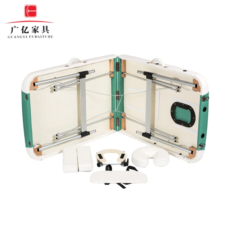 2 Sections Cheap CE Approved Massage Table Bed for SPA Salon
