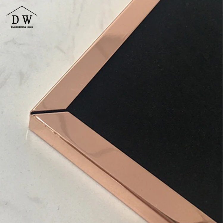 
2019 high quality new style nordic modern minimalist style metal glass photo frame 