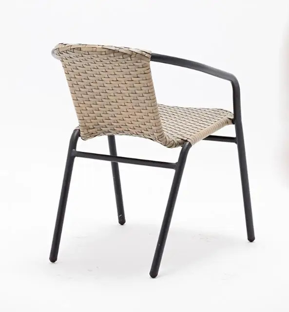 Aluminum rattan chair modern design chair