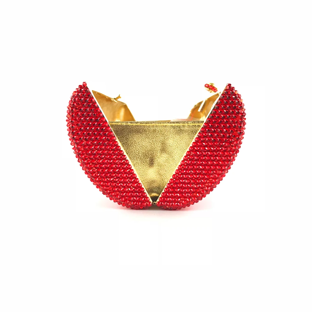 
Factory customized crystal evening clutch bags with top quality OC3591 