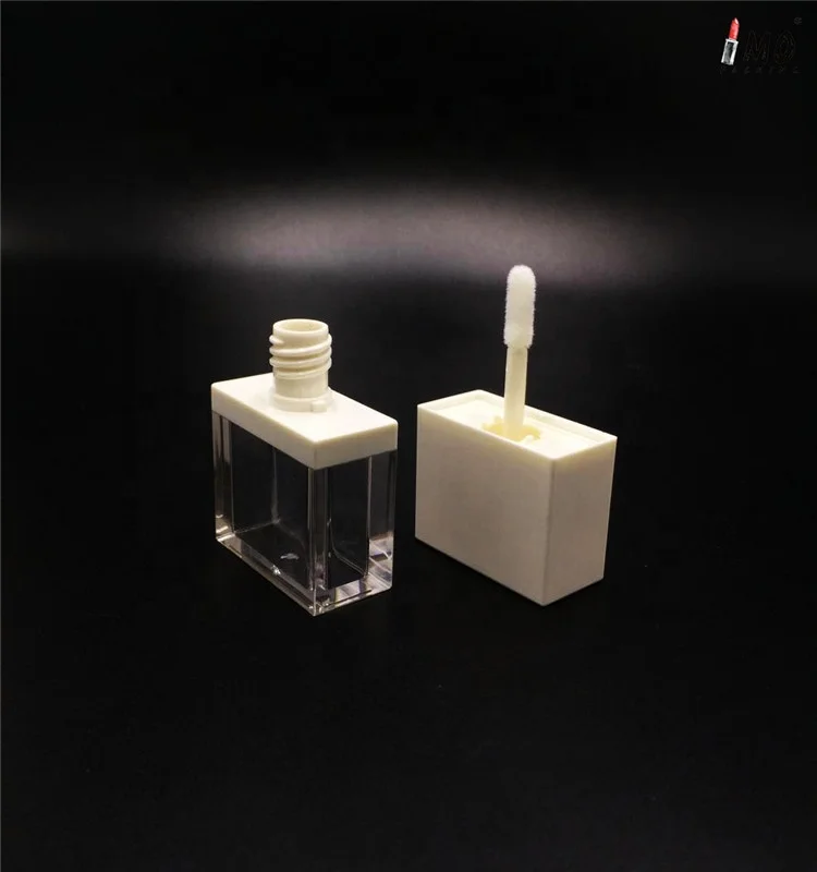 2019 new arrival 6ml square clear lip gloss tube fashion hot sale lip gloss container