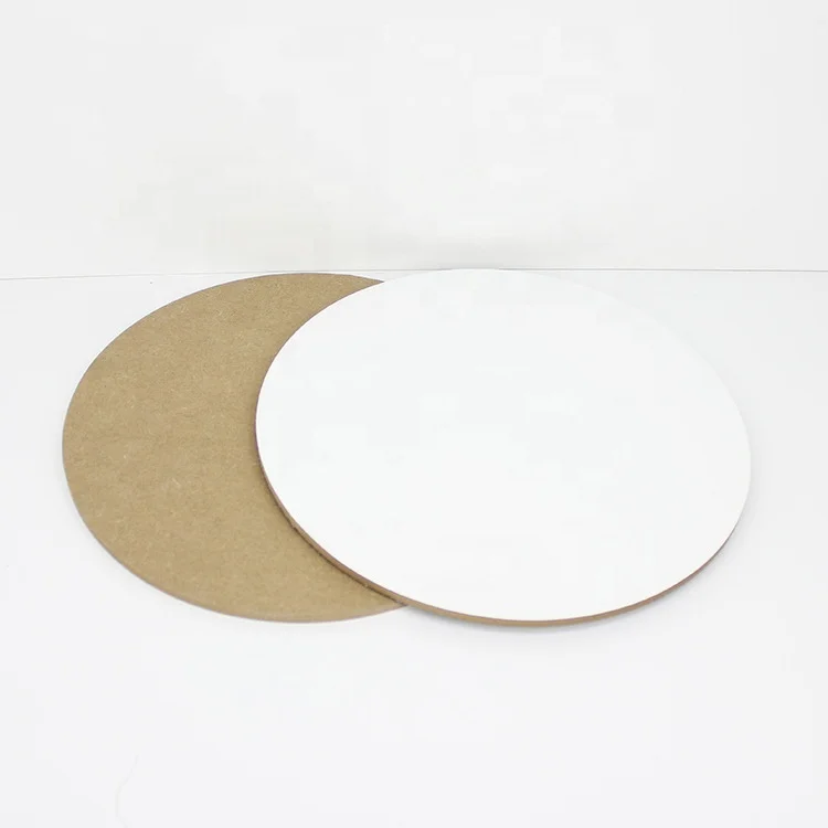 Round shape blank Sublimation MDF lovely girls photo frame for heat press