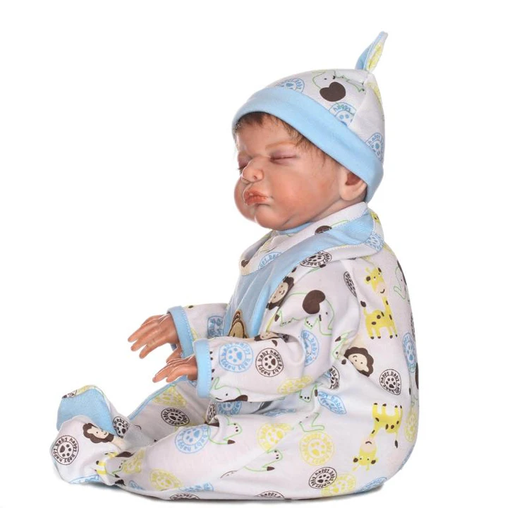 Wholesale new handmade 22inch soft silicone vinyl baby lovely cheap reborn baby dolls