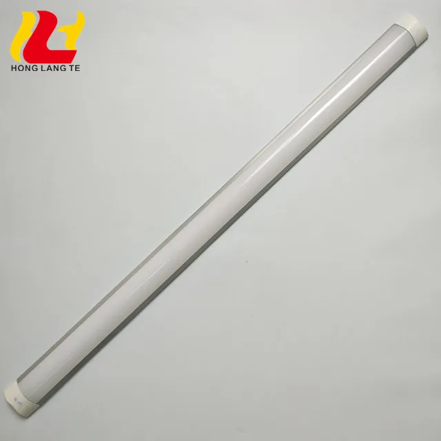 Пользовательский 6500K 4 фута 36 Вт PC крышка алюминиевый корпус поверхностное крепление очищенная Светодиодная трубка тройной стойкий потолочный линейный светильник