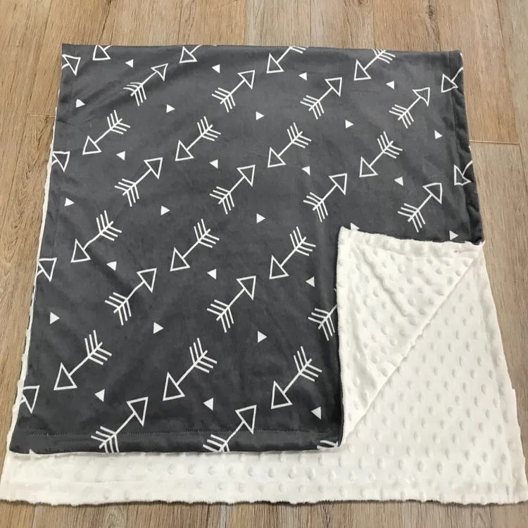 Двойной слой супер мягкий тонкий пеленка муслин микрофибра миленькая точка одеяло складе