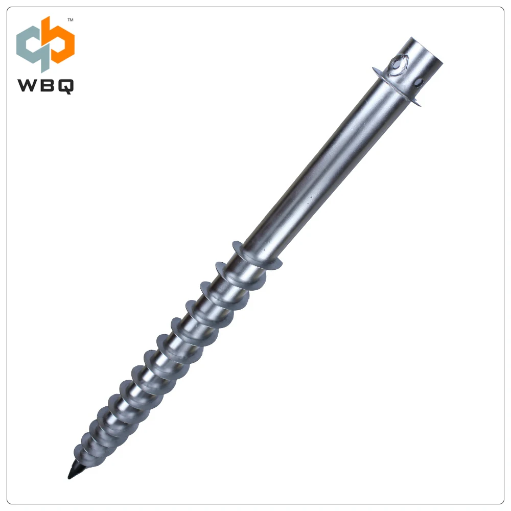Alibaba Fast Delivery Sand Earth Ground Screw Anchor Piles