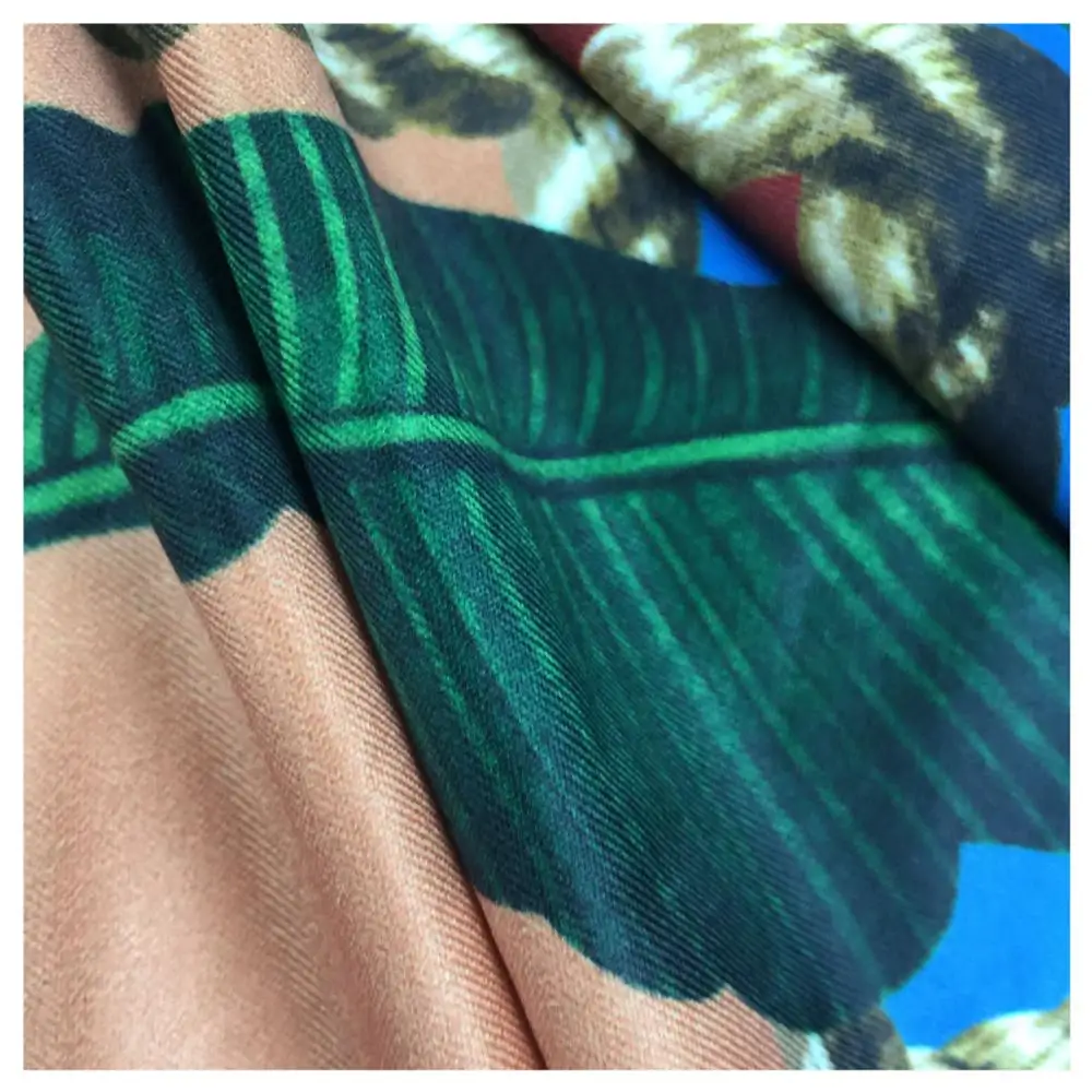 Горячая Распродажа, тропический узор, цифровая текстильная ткань с принтом для купальников