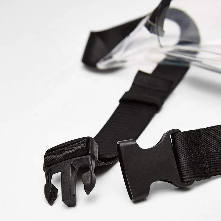 Hot Sell Premium Fashion Waterproof Transparent White Pvc Fanny Pack Waist Bag