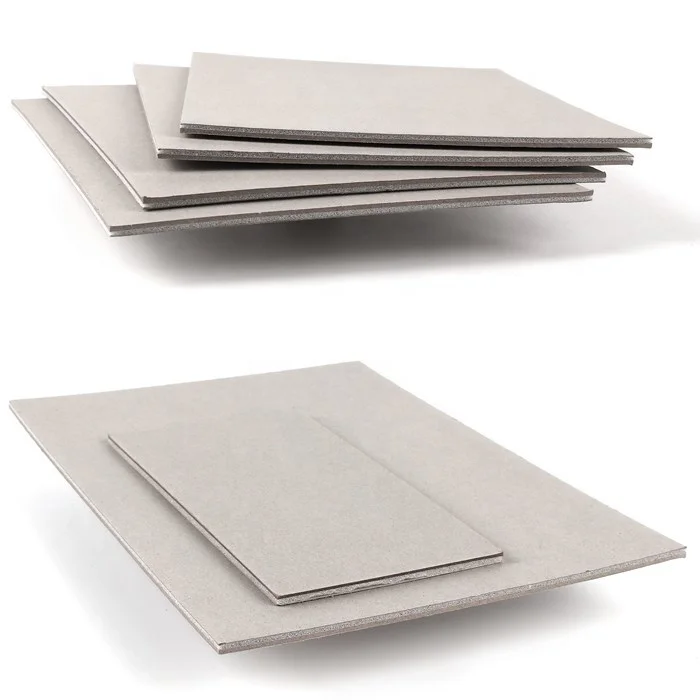 Recycled Laminated Chipboard Paper Grey Board with Sponge