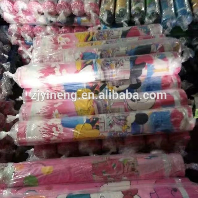 cute cartoon bed sheet 100 polyester microfiber textile fabric for baby to market Bangladesh