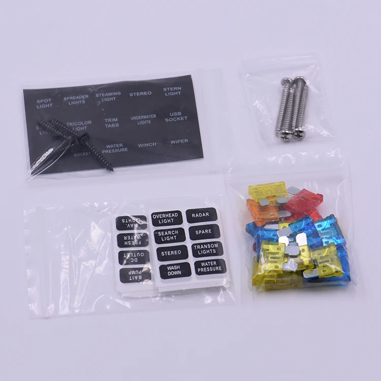 4/8 awg gauge agu fuse holder distribution block 4 gauge in to (2) 8 gauge out