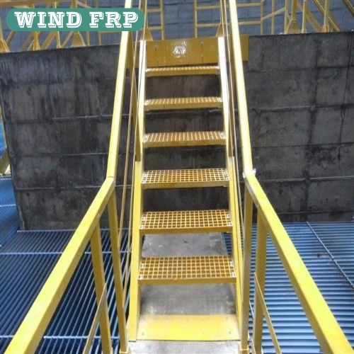 
FRP GRP stair grating and handrail 