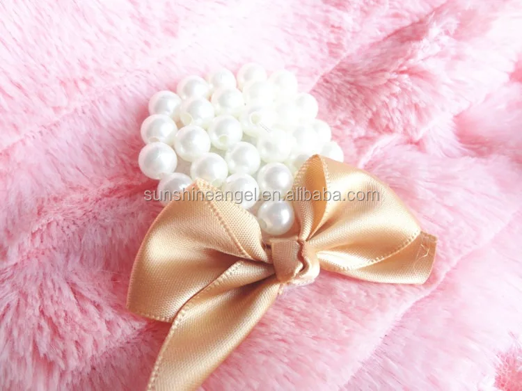 Wholesale Hot Sale Sweet Korean Warm Kids Winter Fur Coat