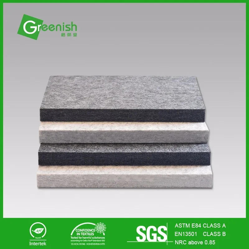 Eco-friendly acustic polyester fiber panels