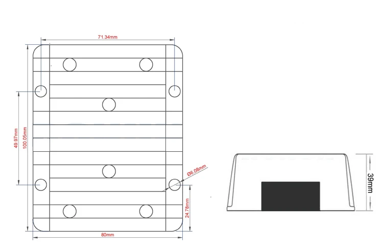 Waterproof 24V 12V to 5V 40A 200W 50A 250W DC DC Step Down Buck Car LED Screen Display Power Converter Voltage Regulator