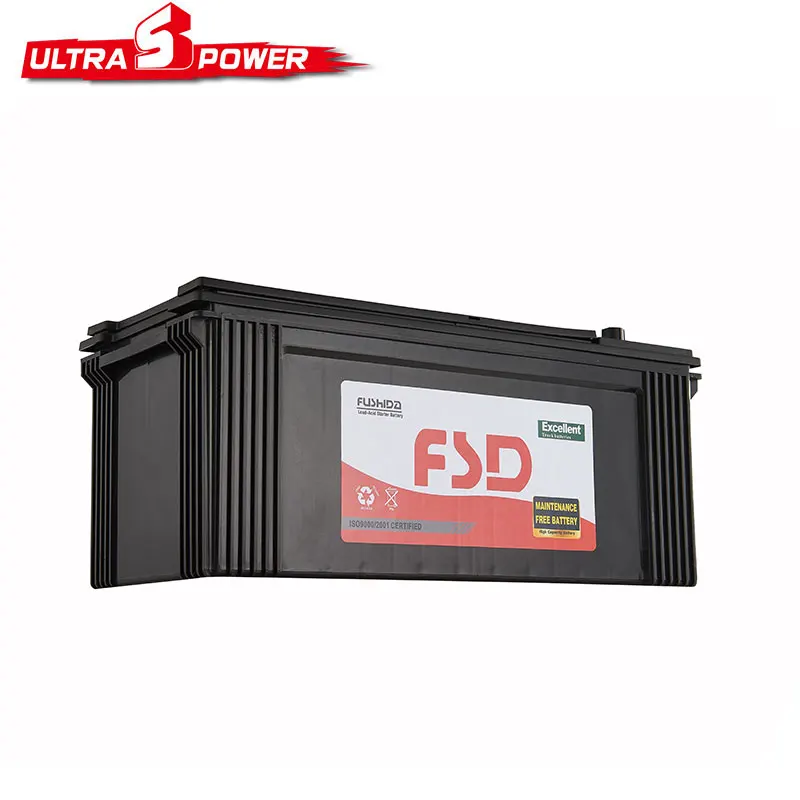 Commercial N150 12v 150ah 150amp Maintenance Free Sealed Mf Lead Acid Big Truck Battery Price