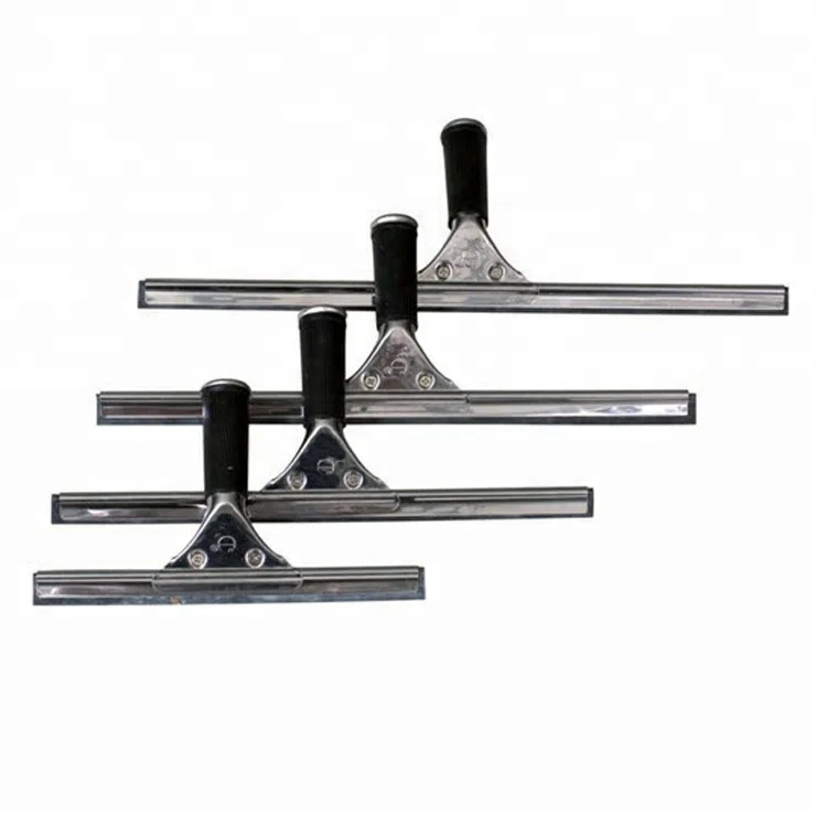 ESD Durable Stainless Steel Rubber Washing Squeegee For Windows