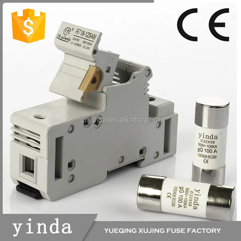 RT18-125am fuse holder with ceramic fuse