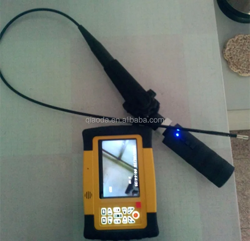 360 degree rotation  industrial video borescope endoscope with camera 4mm
