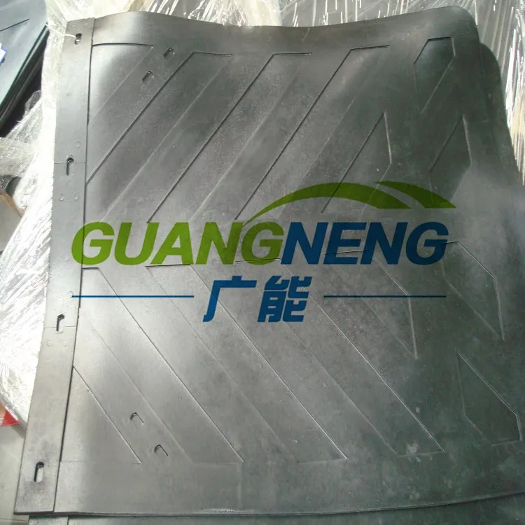 For trailer trucks rubber black mudguard
