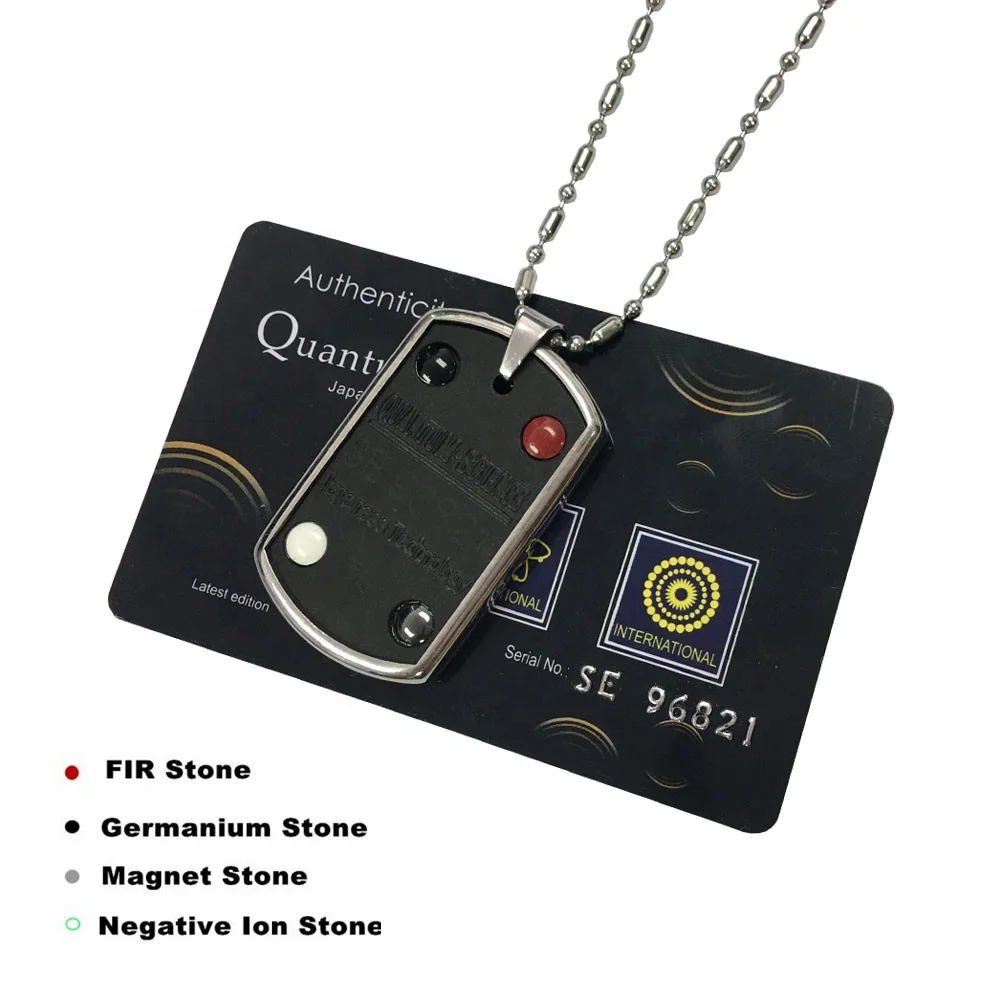 With Magnet Stone Quantum Energy Pendants Japan Negative Ions Pendant