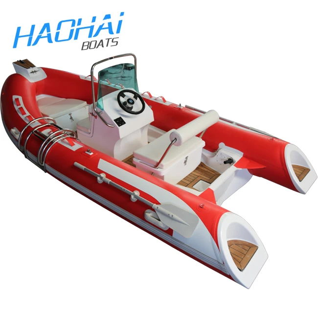 4.2 Meters Cabin Cruiser Fiberglass Open Boat with Outboard